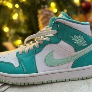 Selling these cute teal Nike sneakers in great used condition.